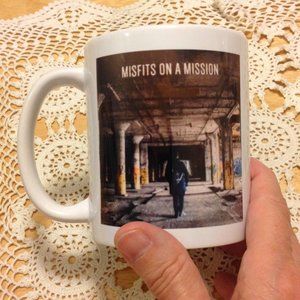 Misfits on a Mission Coffee Cup